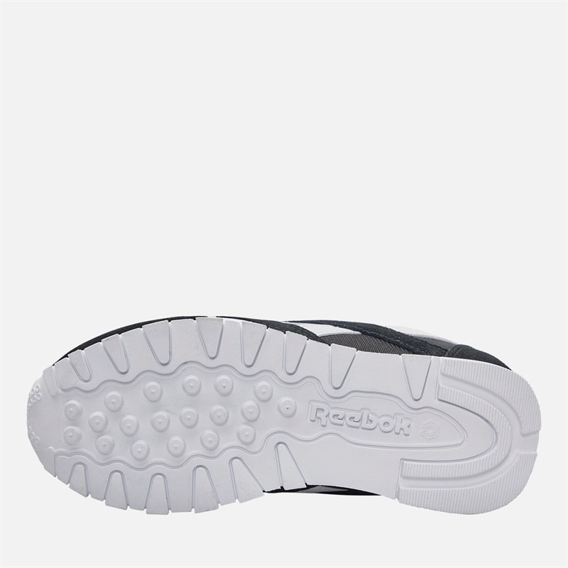 Reebok Boys Classic Nylon Trainers Black/Black/White - Image 2