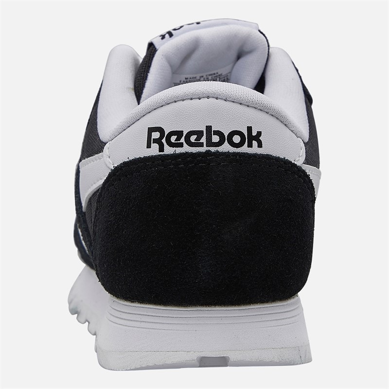 Reebok Boys Classic Nylon Trainers Black/Black/White - Image 3