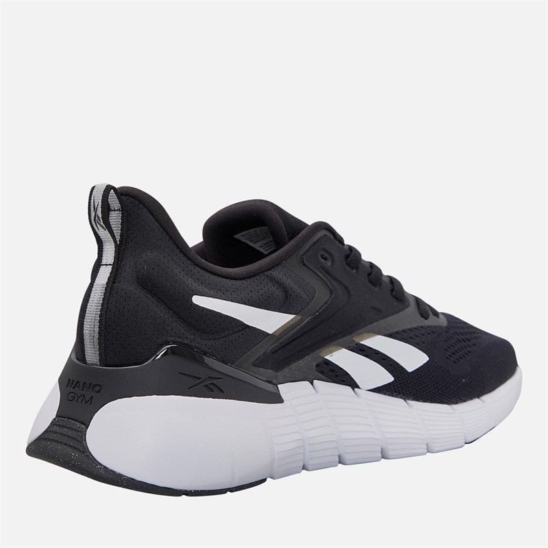 Reebok Mens Nano Gym Training Shoes Black/White - Image 5
