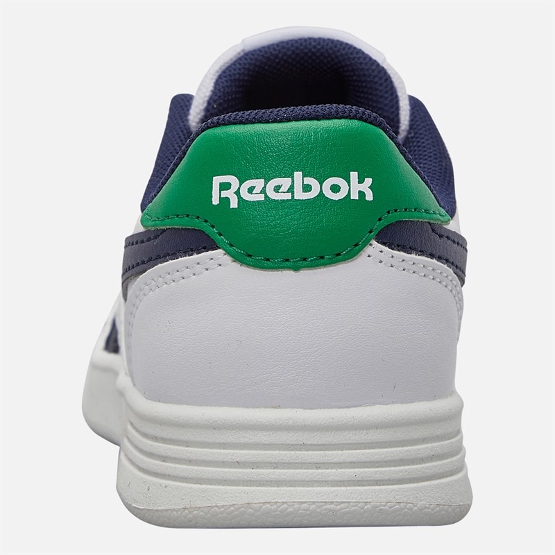 Reebok Boys Court Advance Trainers White/Vector Navy/Glen Green - Image 3