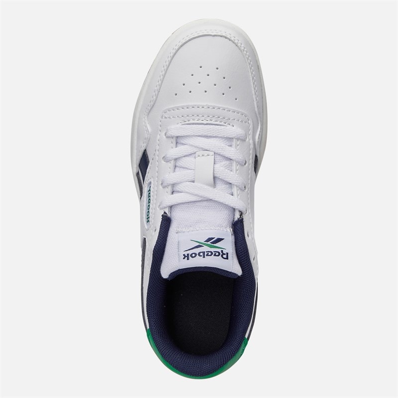 Reebok Boys Court Advance Trainers White/Vector Navy/Glen Green - Image 4