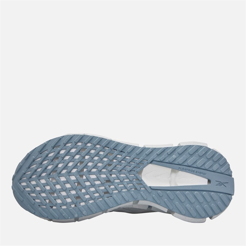 Reebok Womens Floatzig 1 Neutral Running Shoes Moon/Blue/Moon - Image 2