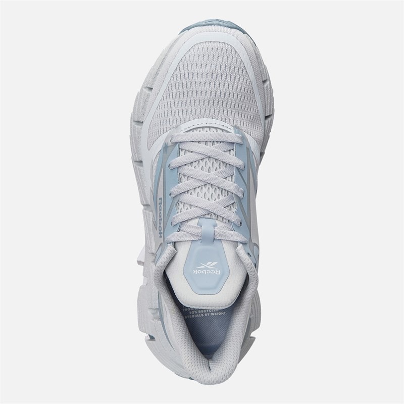 Reebok Womens Floatzig 1 Neutral Running Shoes Moon/Blue/Moon - Image 4