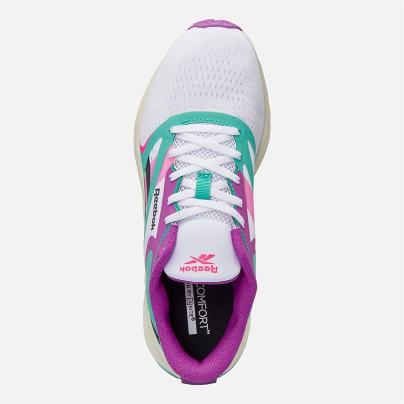 Reebok Womens Energen Tech Plus 2 Neutral Running Shoes Aqua/White/Vintage Chalk - Image 4