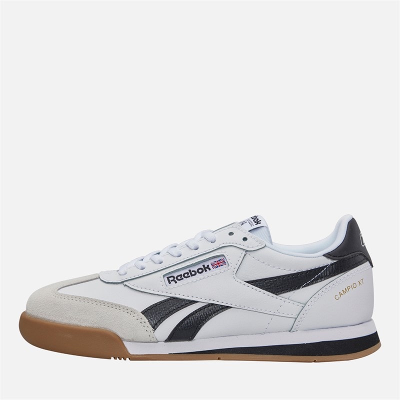 Reebok Junior Campio XT Trainers White/Black/Barely Grey/Gum