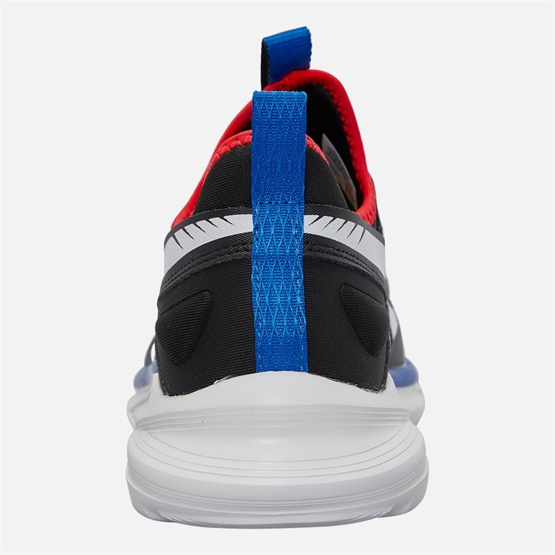 Reebok Junior Boys Lite Spinner Neutral Running Shoes Black/Optimum Blue/Energy Red - Image 3
