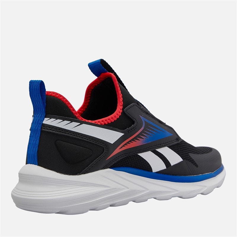 Reebok Junior Boys Lite Spinner Neutral Running Shoes Black/Optimum Blue/Energy Red - Image 5