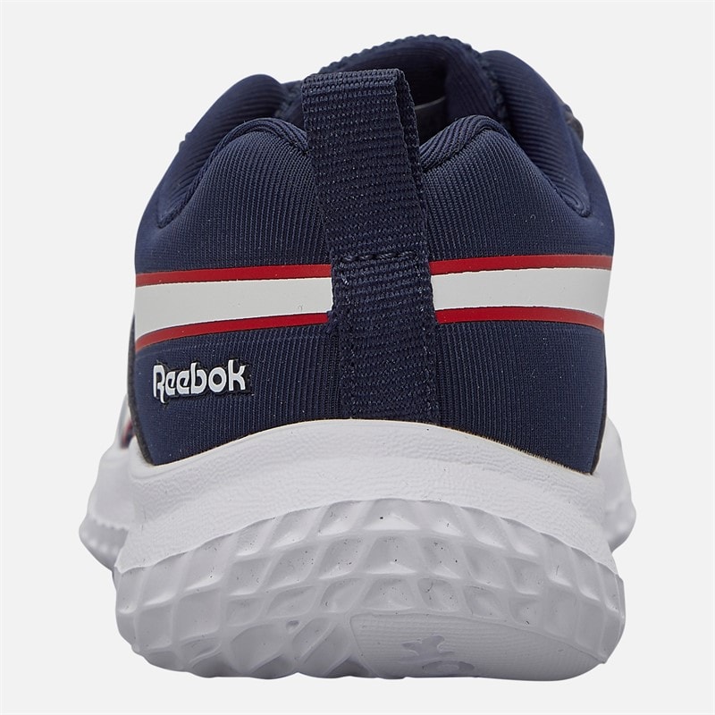 Reebok Infant Rush Runner 5 Elastic Lace Neutral Running Shoes Vector Navy/White/Vector Red - Image 3