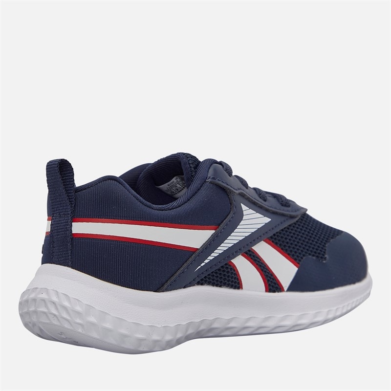 Reebok Infant Rush Runner 5 Elastic Lace Neutral Running Shoes Vector Navy/White/Vector Red - Image 5