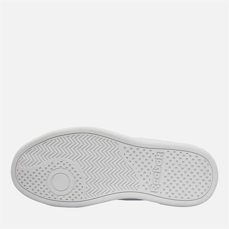 Reebok Kids Court Clean Hook And Loop Trainers White/Vector Red/Vector Blue - Image 2