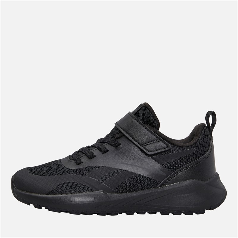Reebok Kids Energen Run Elastic Lace And Top Strap Neutral Running Shoes Black/Black/Grey - Image 1