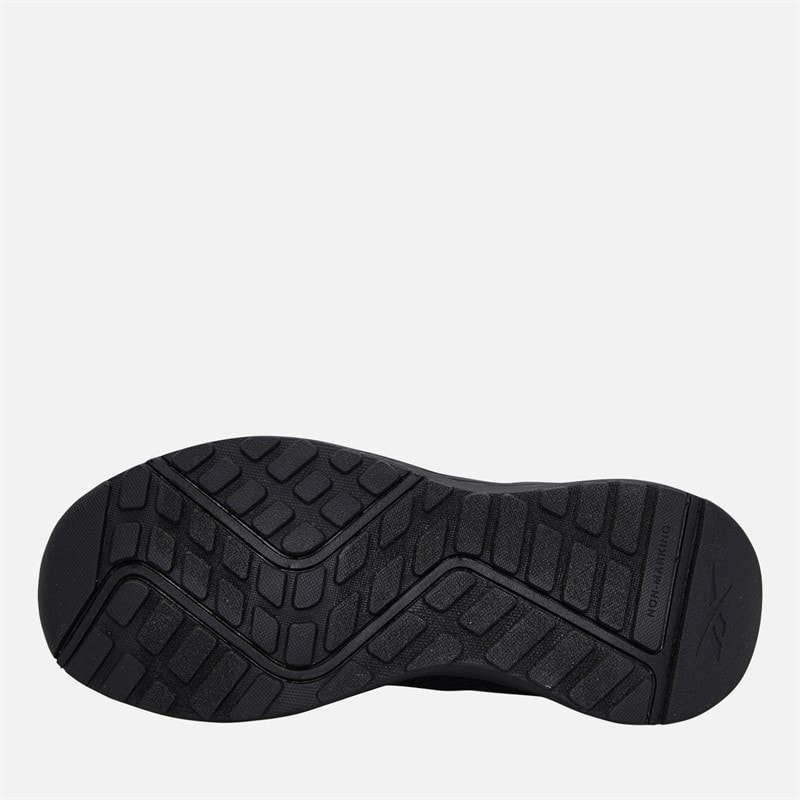 Reebok Kids Energen Run Elastic Lace And Top Strap Neutral Running Shoes Black/Black/Grey - Image 2