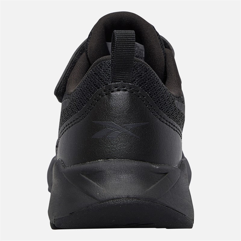 Reebok Kids Energen Run Elastic Lace And Top Strap Neutral Running Shoes Black/Black/Grey - Image 3