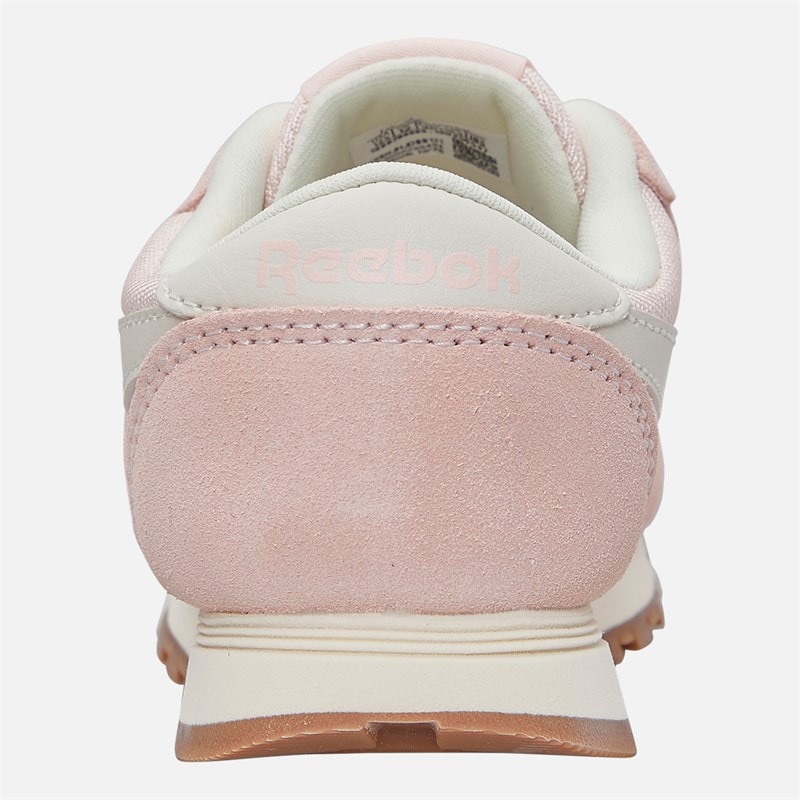 Reebok Girls Classic Nylon Trainers Pure Pink/Chalk/Gum - Image 3