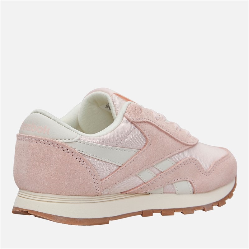 Reebok Girls Classic Nylon Trainers Pure Pink/Chalk/Gum - Image 5