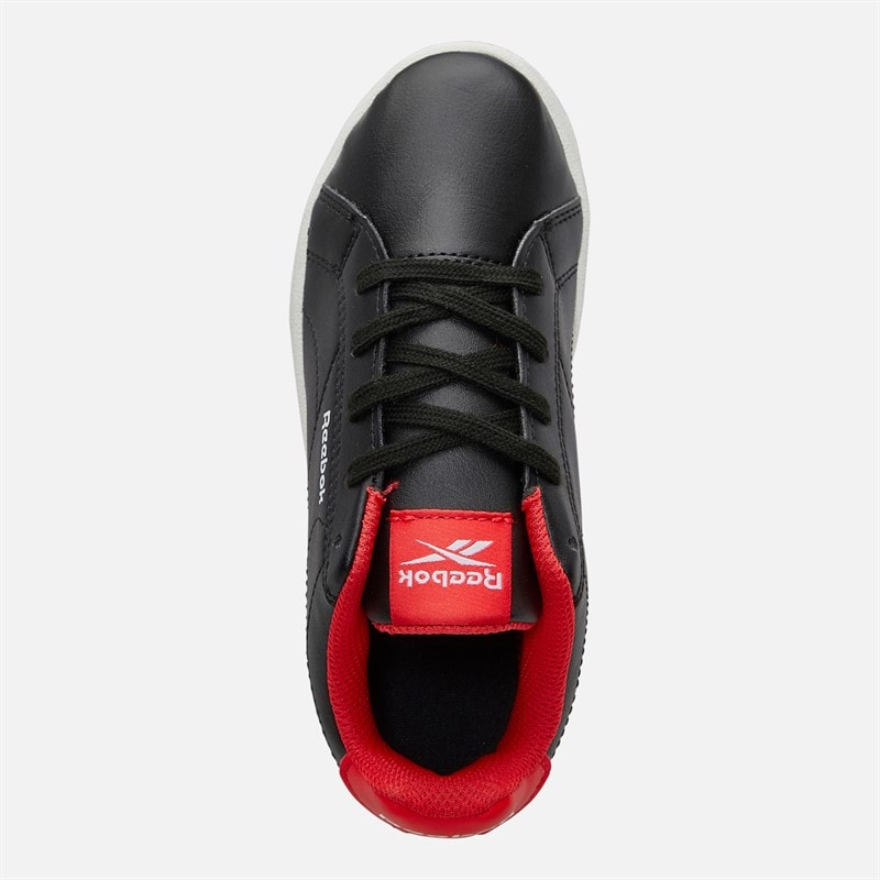 Reebok Junior Boys Royal Complete Clean 2.0 Trainers Black/White/Energy Red - Image 4