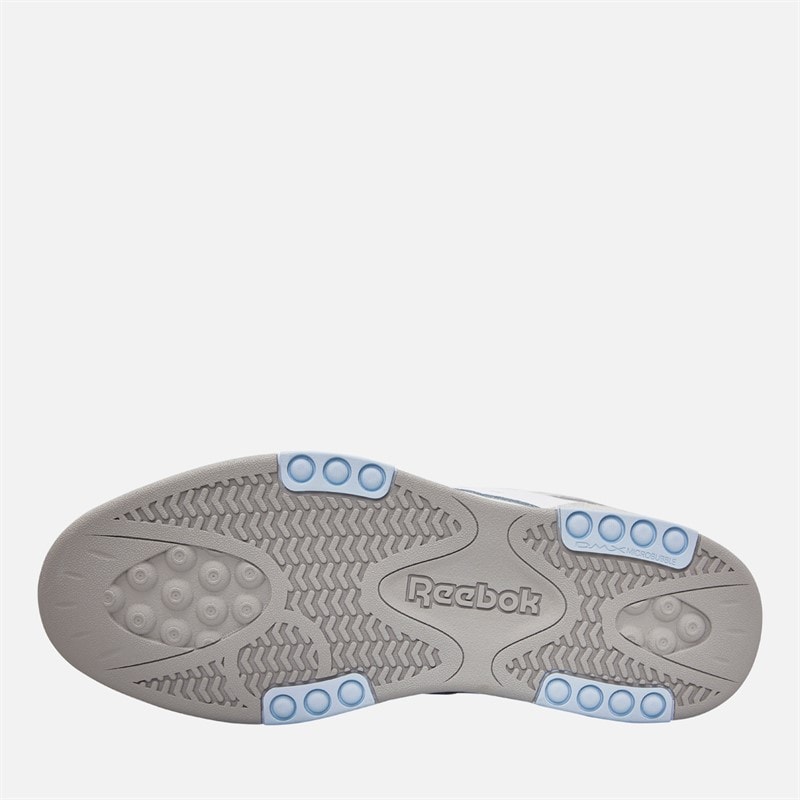 Reebok BB4500 Dmx Retro Basketball Trainers White/Mist Grey/Glass Blue - Image 2
