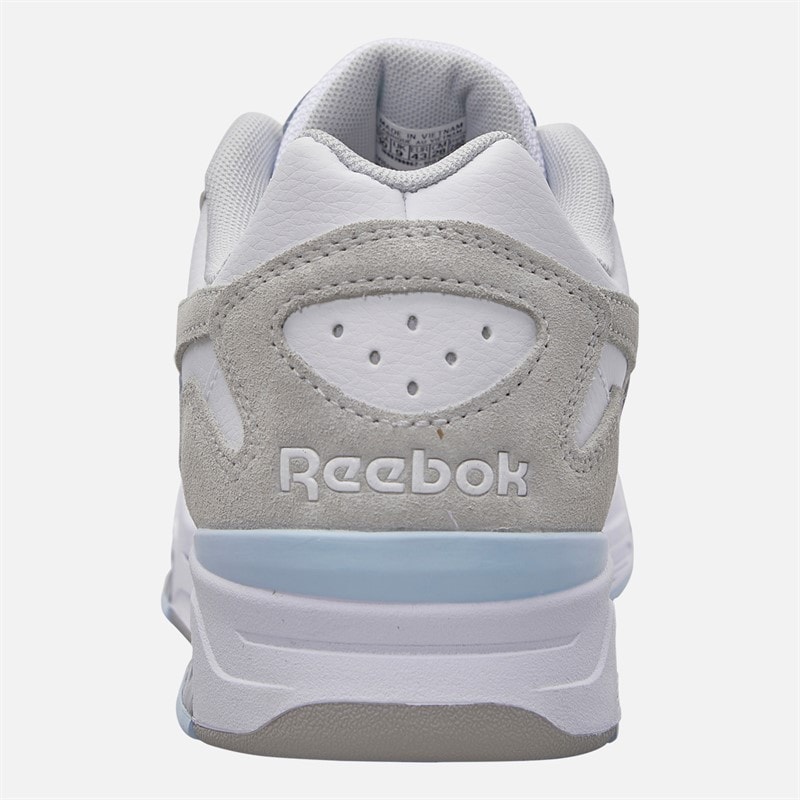 Reebok BB4500 Dmx Retro Basketball Trainers White/Mist Grey/Glass Blue - Image 3