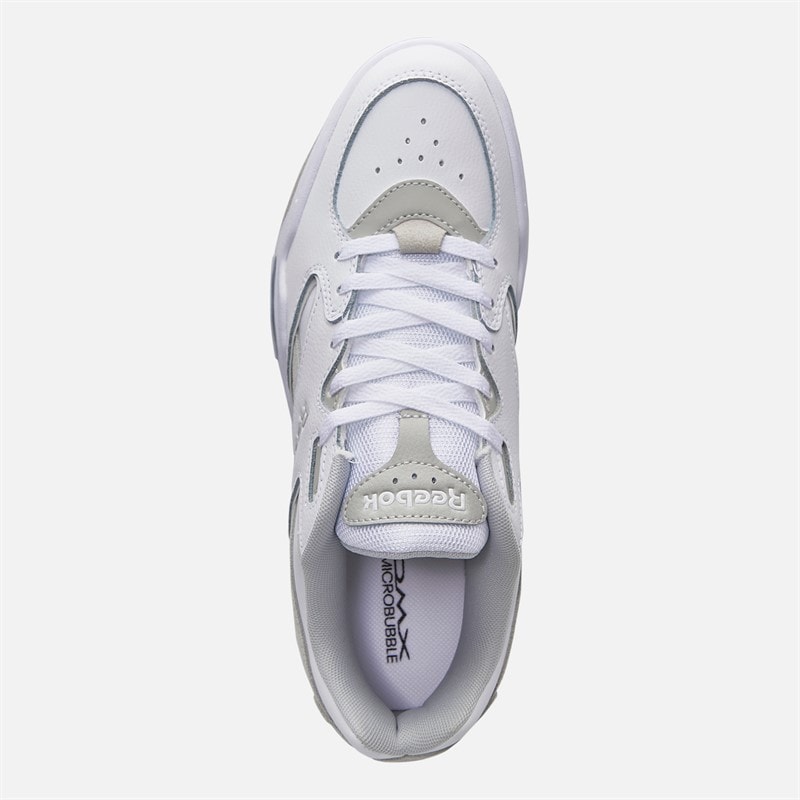 Reebok BB4500 Dmx Retro Basketball Trainers White/Mist Grey/Glass Blue - Image 4