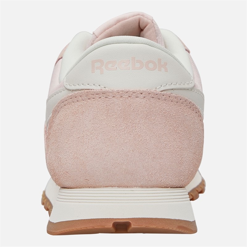 Reebok Junior Classic Nylon Trainers Pure Pink/Chalk/Gum - Image 3