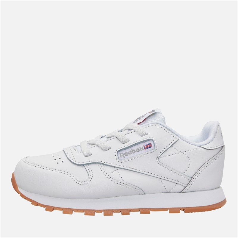 Reebok Infant Classic Leather Trainers Footwear White/Footwear White Ftwwht/Ftwwht/Rbkg02