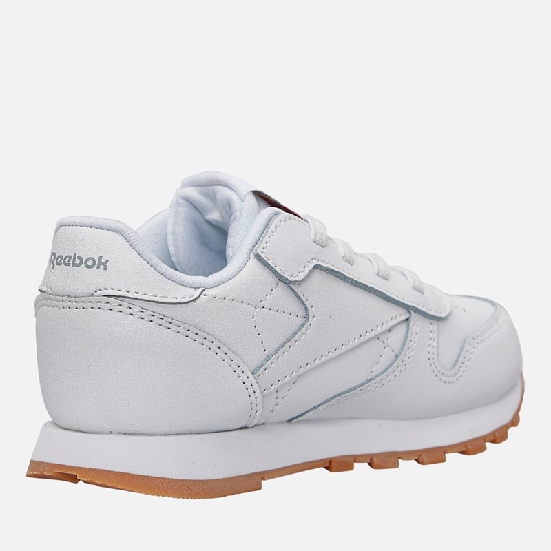 Reebok Infant Classic Leather Trainers Footwear White/Footwear White Ftwwht/Ftwwht/Rbkg02 - Image 5