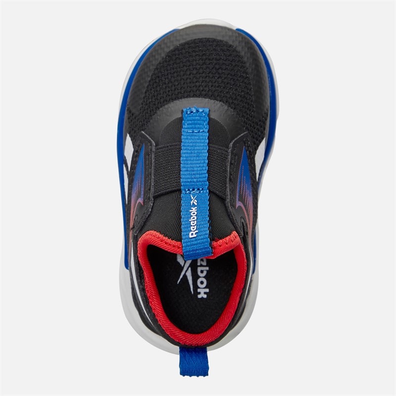 Reebok Infants Lite Spinner Neutral Running Shoes Black/Optimum Blue/Energy Red Black/Optimum Blue/Energy Red - Image 4