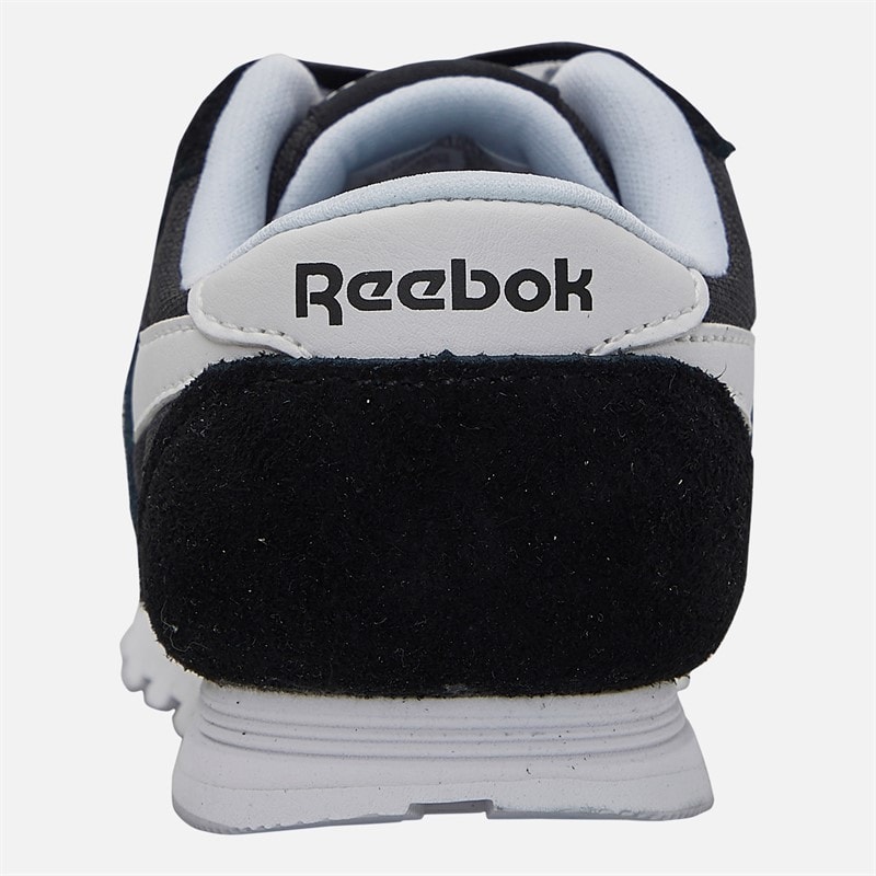 Reebok Infant Boys Classic Nylon Trainers Black/White - Image 3