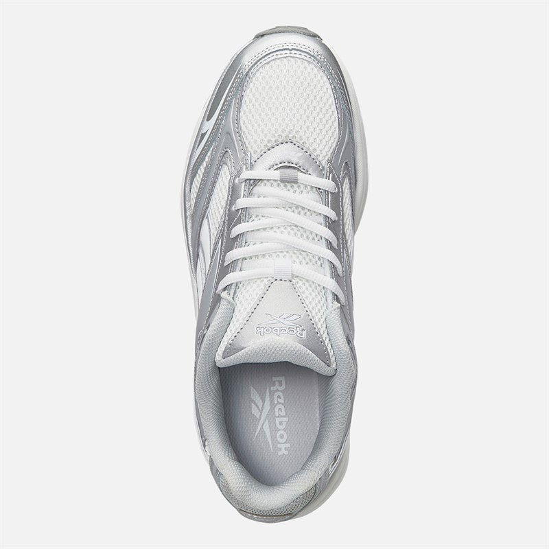 Reebok Mens Belwave Trainers White/Silver/Grey - Image 4