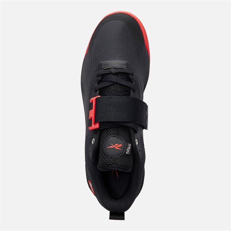 Reebok Mens Lifter PR III Weightlifting Shoes Black/Energy Red - Image 4