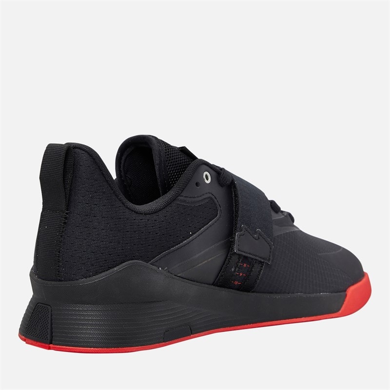 Reebok Mens Lifter PR III Weightlifting Shoes Black/Energy Red - Image 5