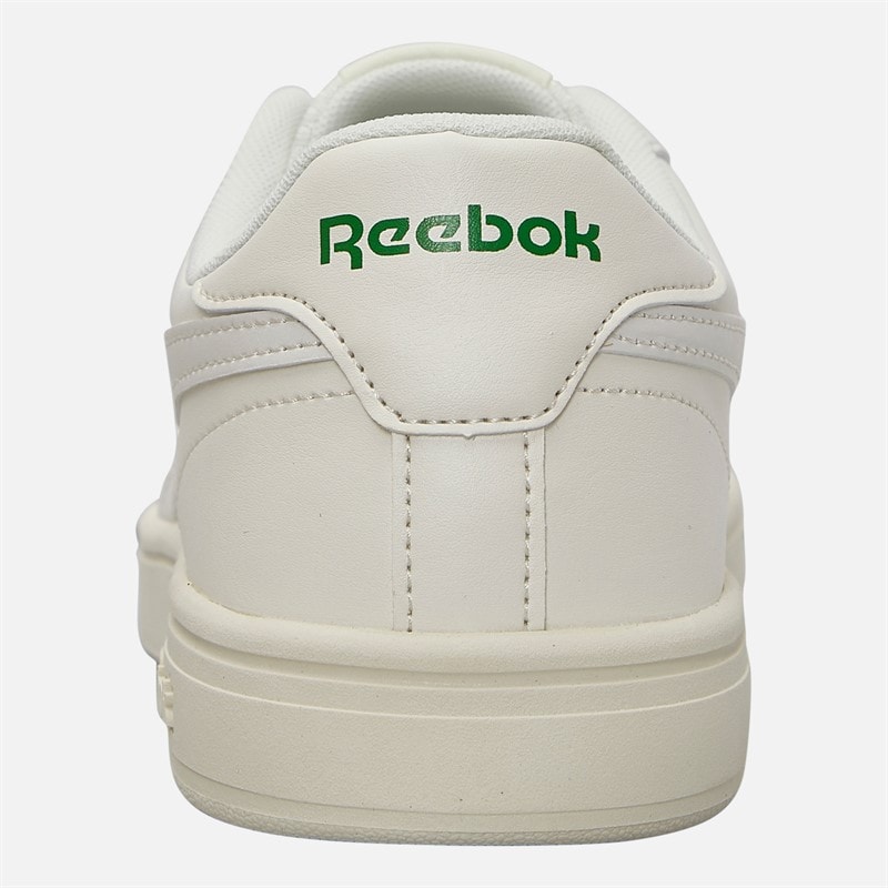 Reebok Mens Court Retro Trainers Chalk/Green/Chalk - Image 3