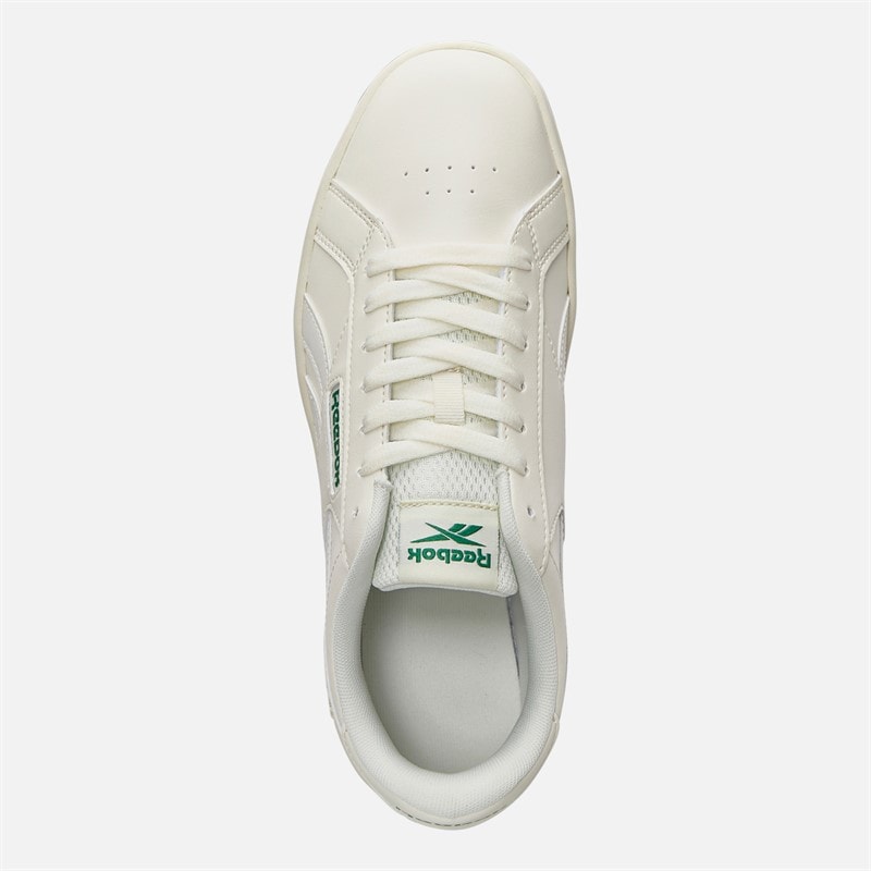 Reebok Mens Court Retro Trainers Chalk/Green/Chalk - Image 4