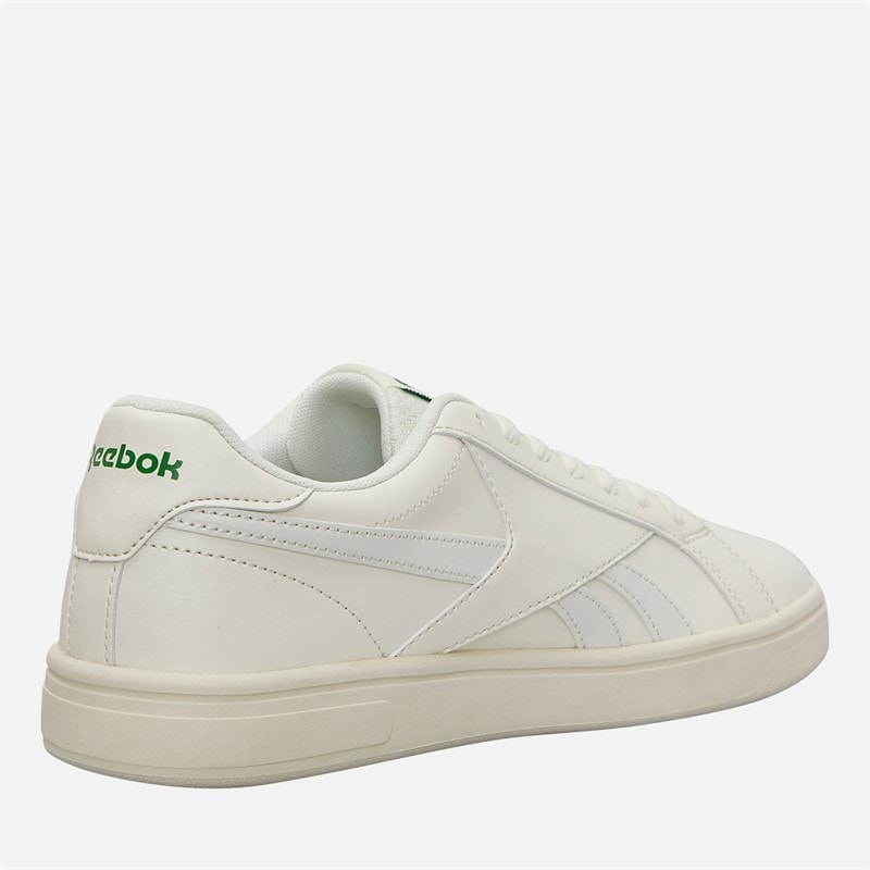 Reebok Mens Court Retro Trainers Chalk/Green/Chalk - Image 5