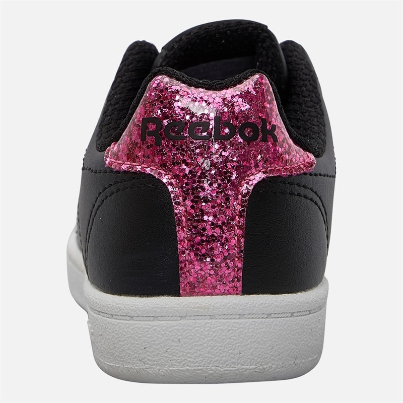 Reebok Junior Girls Royal Complete Clean 2.0 Trainers Black/Passion Pink/White - Image 3