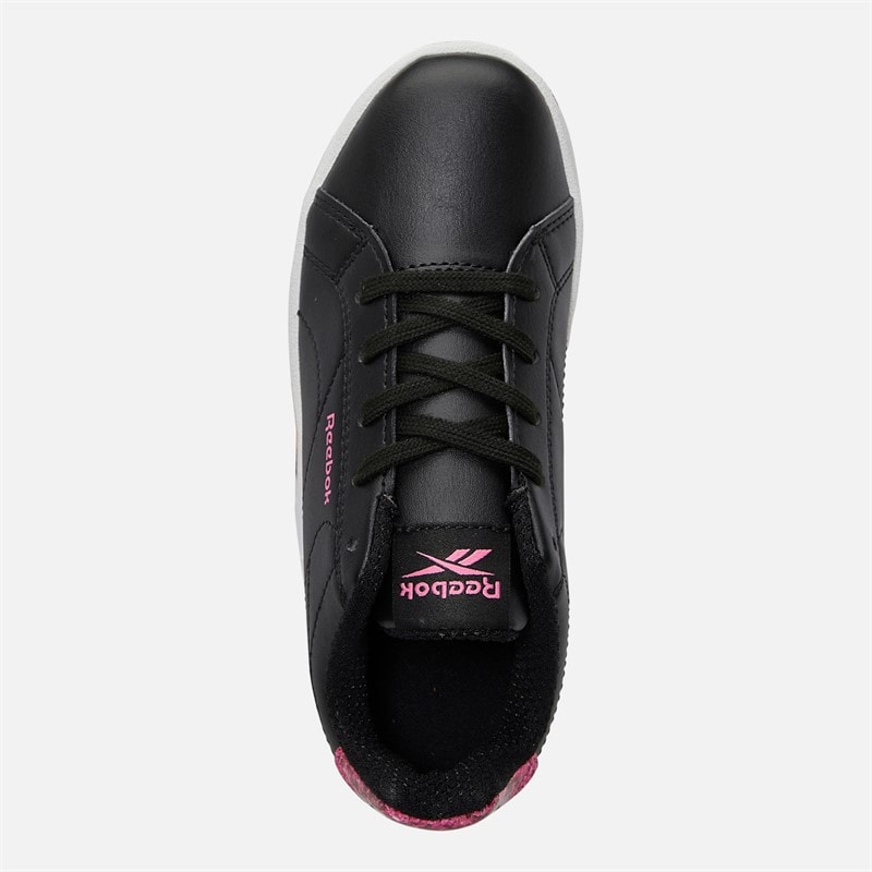 Reebok Junior Girls Royal Complete Clean 2.0 Trainers Black/Passion Pink/White - Image 4