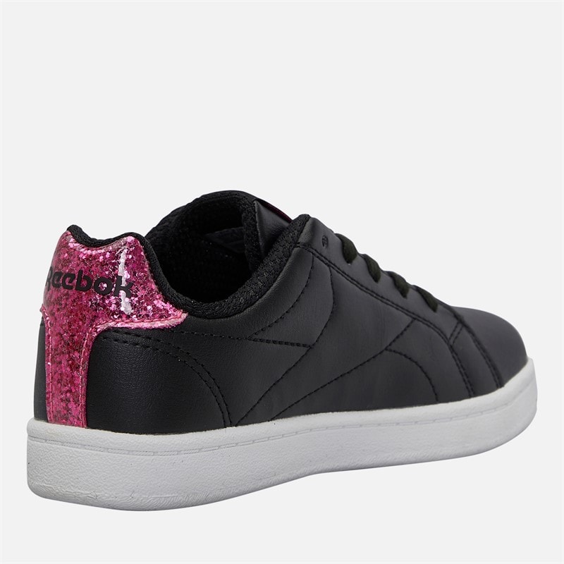 Reebok Junior Girls Royal Complete Clean 2.0 Trainers Black/Passion Pink/White - Image 5