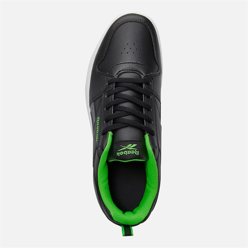 Reebok Junior Boys Royal Prime 2.0 Trainers Black/Grey/Solar Lime - Image 4