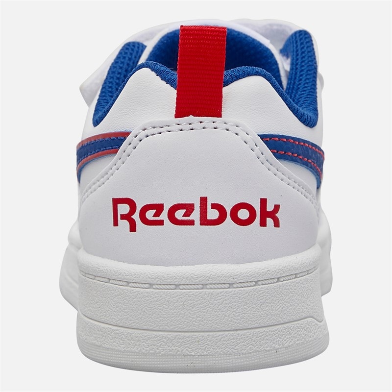 Reebok Kids Royal Prime 2.0 Two Strap Hook And Loop Trainers White/Vector Blue/Vector Red - Image 3