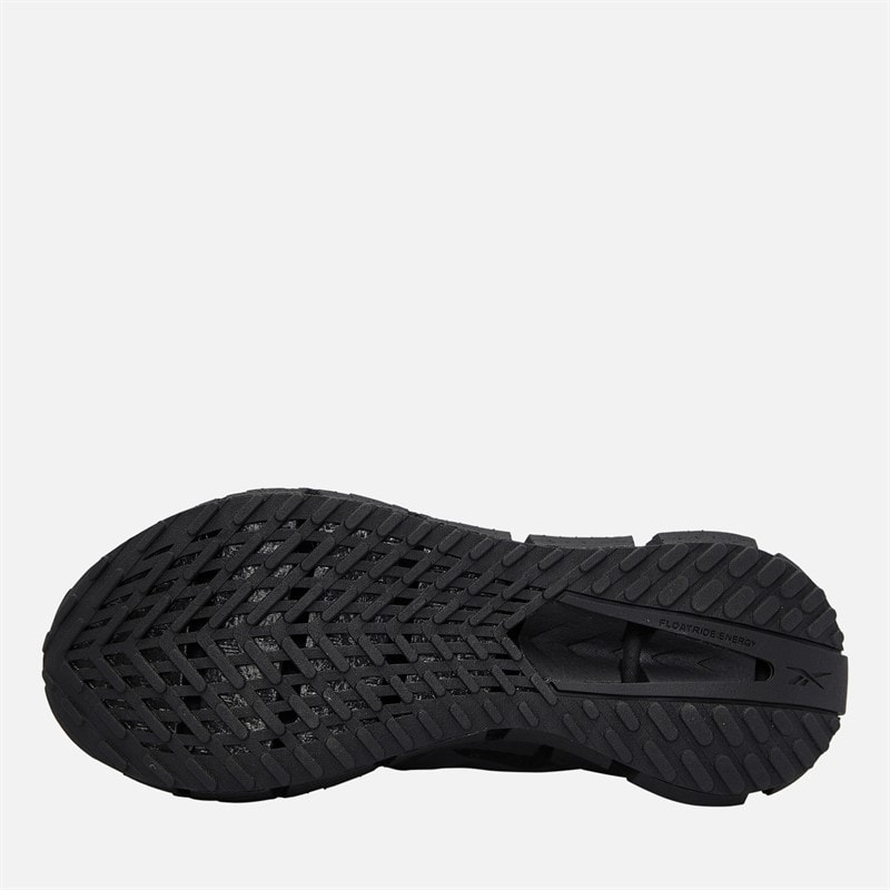 Reebok Mens Floatzig 1 Neutral Running Shoes Black/Black/Black - Image 2