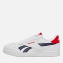 Reebok Junior Smash Edge Trainers White/Vector Navy/Vector Red