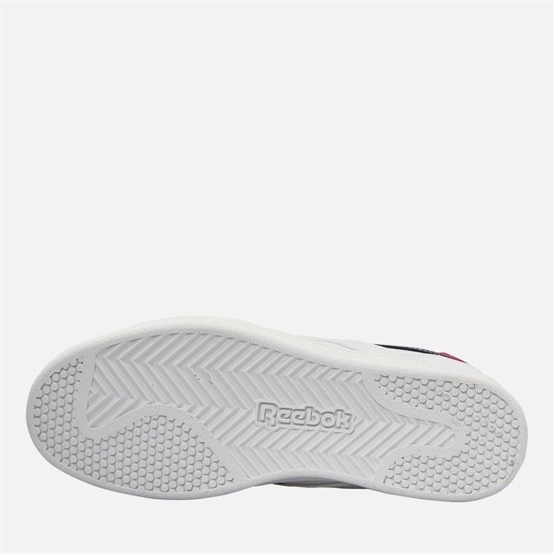 Reebok Junior Smash Edge Trainers White/Vector Navy/Vector Red - Image 2