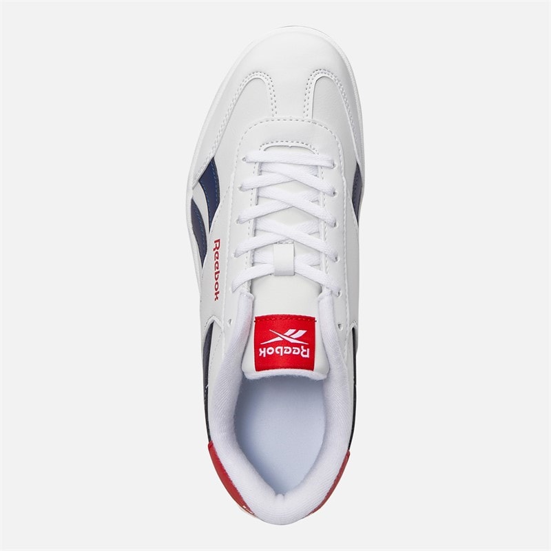 Reebok Junior Smash Edge Trainers White/Vector Navy/Vector Red - Image 4