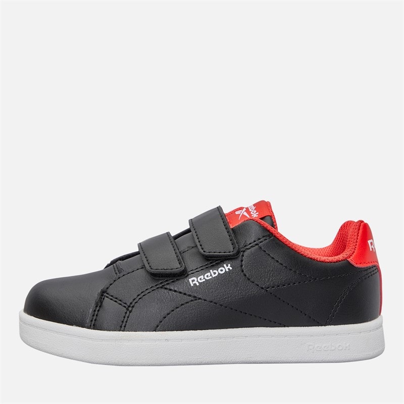 Reebok Boys Royal Complete Clean 2.0 Trainers Black/White/Energy Red