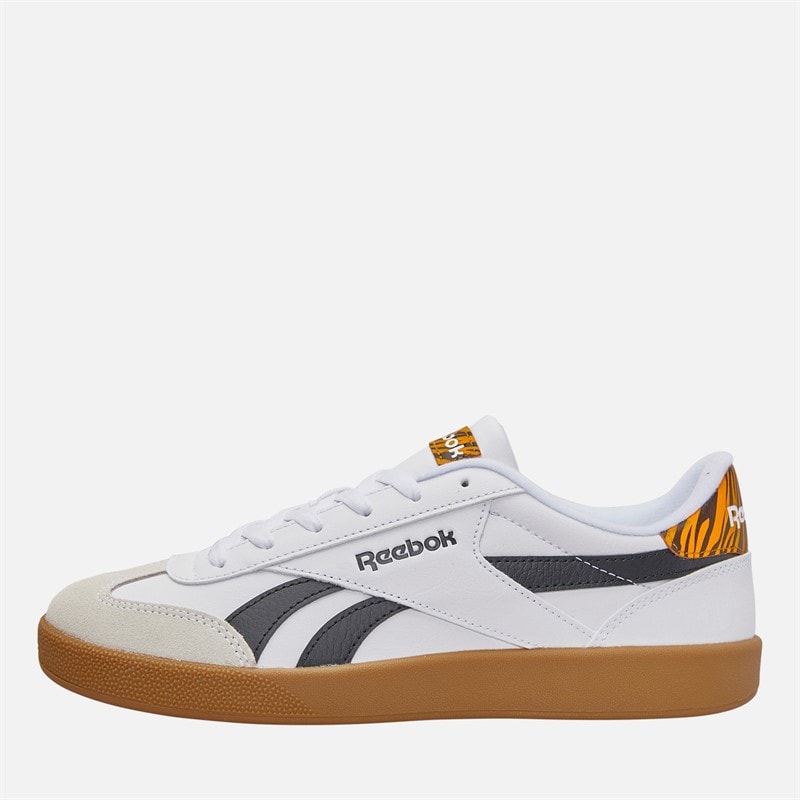 Reebok Mens Smash Edge Trainers White/Black/Gum
