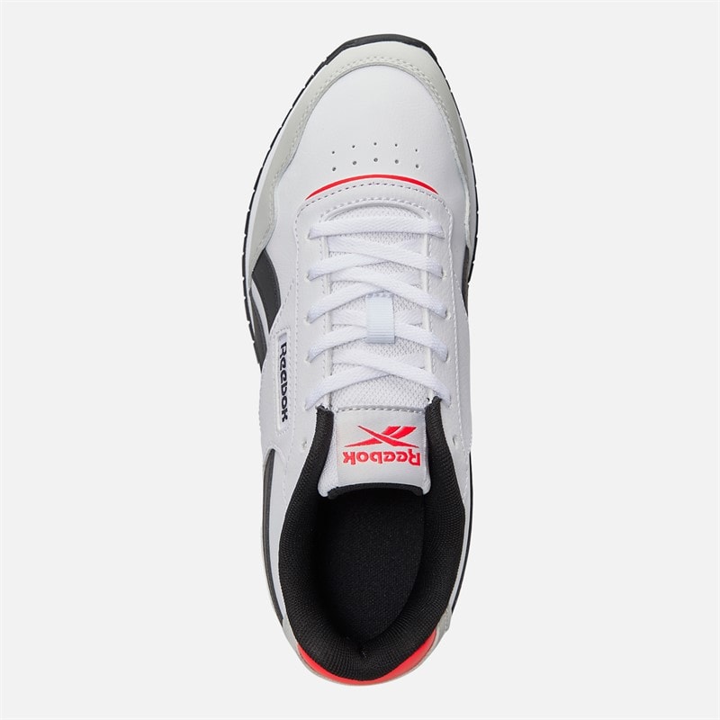 Reebok Junior Boys Glide Trainers White/Mist Grey/Energy Red - Image 4