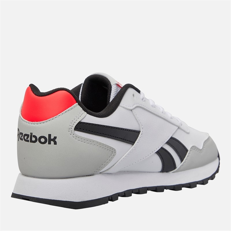 Reebok Junior Boys Glide Trainers White/Mist Grey/Energy Red - Image 5
