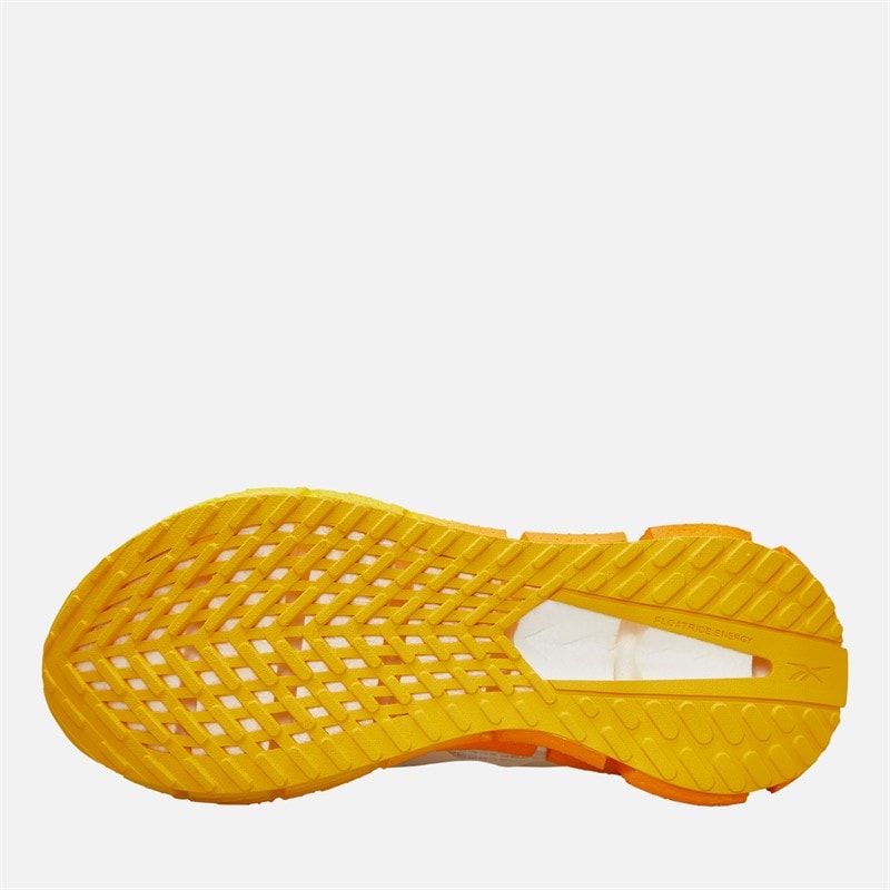Reebok Mens FloatZig 1 Neutral Running Shoes Chalk/Sand/Golden Haze - Image 2