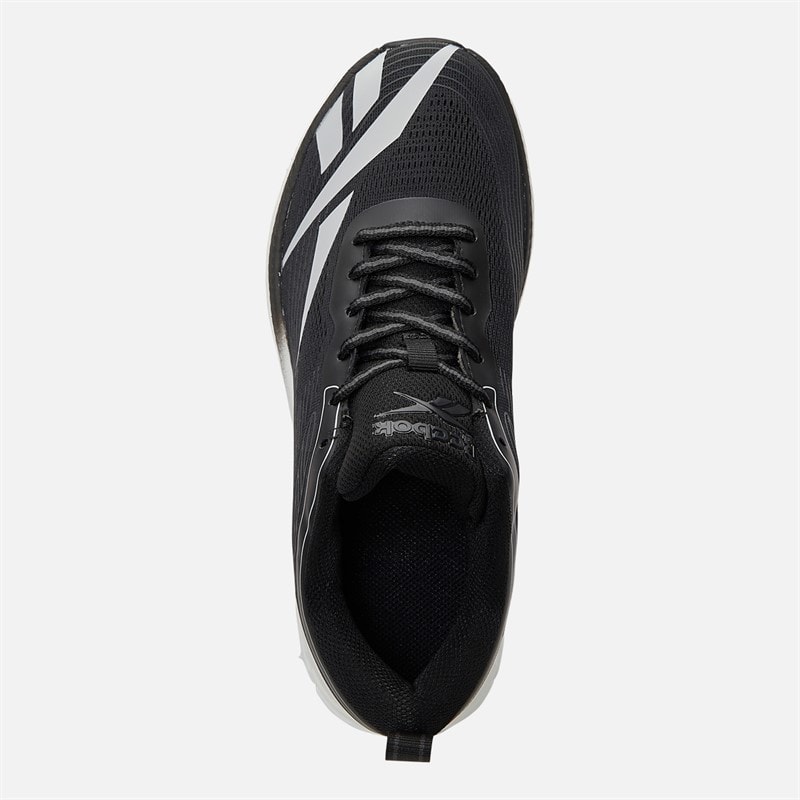 Reebok Junior Road Strider Neutral Running Shoes Black/Grey/White - Image 4