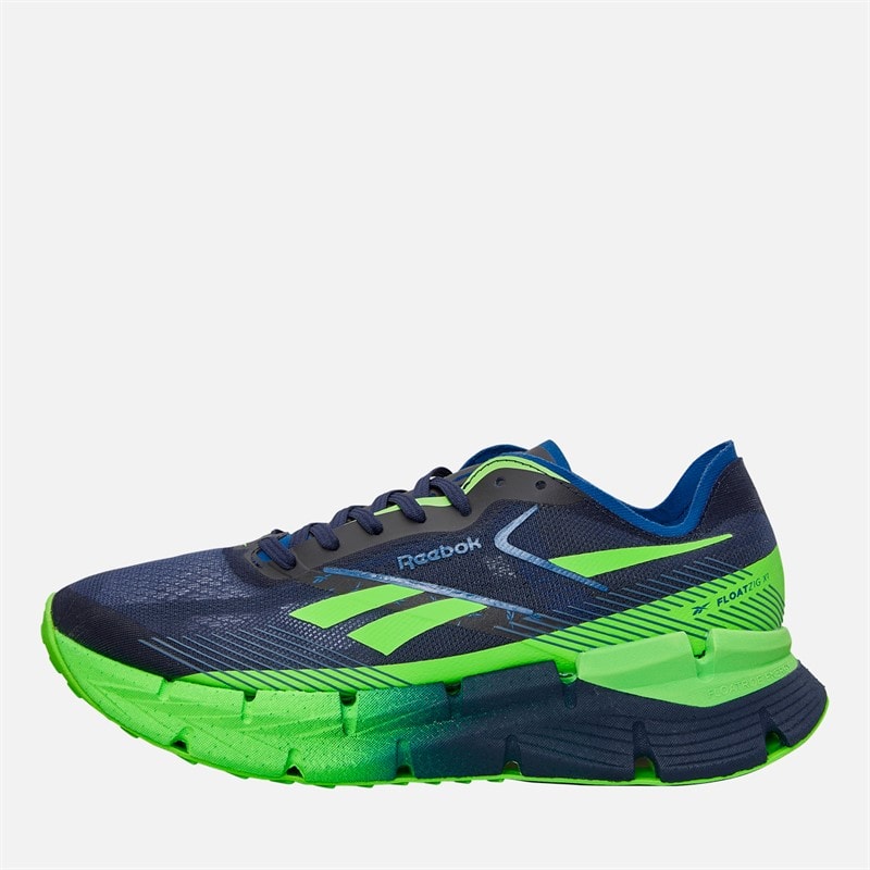 Reebok Floatzig X1 Neutral Running Shoes Vector Navy/Solar Lime/Twilight Blue